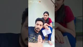 ഒന്നു മാസ് കാണിക്കാൻ നോക്കിയതാ 😂 #youtubeshorts #coupleshorts #silpavishnu #allin1vlog ##viralshorts