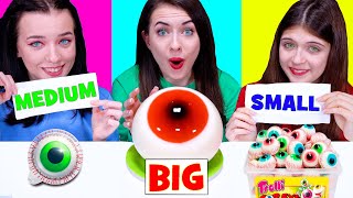 ASMR Big, Medium and Small Plate Challenge by LiliBu #2