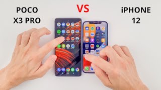 Xiaomi Poco X3 Pro vs iPhone 12 | SPEED TEST
