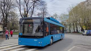 Moscow heritage trolleybus line 2021-04 [4k60fps]