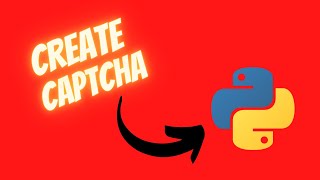Create Captchas using Python. Beginner tutorial for captcha creation from scratch