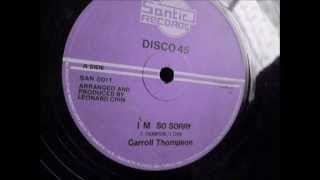 Caroll Thompson  - I`m so sorry. 1980 (12\