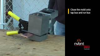 nVent ERICO Cadweld Cable to Lug or Busbar Welding Connections