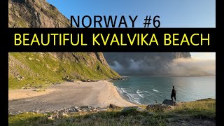 Trail to Kvalvika Beach ।  Beautiful Nature ASMR Lofoten Island ।  Part 6  ।    🇳🇴🇳🇴