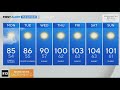 Monday morning weather forecast - June 26, 2023