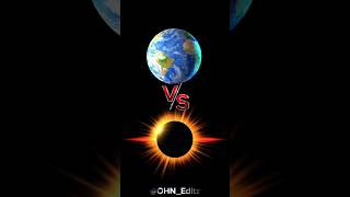Earth vs solar eclipse #shorts
