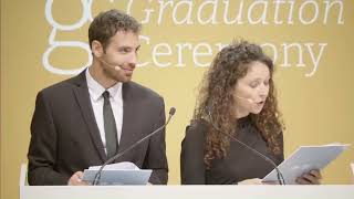 Valentina Celentano presenter for Rome Business School Graduation Ceremony 2023