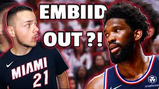 Joel Embiid OUT? | Miami Heat vs Philadelphia 76ers 2022 PLAYOFFS PREVIEW + Atlanta Hawks REACTION