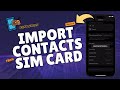 How to Import SIM Contacts To Accounts (Gmail/iCloud) on iPhone 16