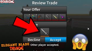Best Trade Ever Yet Roblox Assassins Best Trades - legendary exotic knife opening roblox assassin youtube