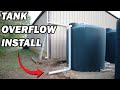 Rainwater Harvesting System Part 5 - Overflow Pipe Installation