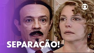 Cornélio quer terminar casamento com Dinorá! | O Cravo e a Rosa | TV Globo
