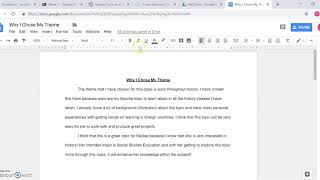 Recording #5 Google Docs as a collaborative writing tool