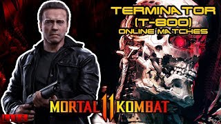 Mortal Kombat 11 Terminator T-800 Online Matches 01 PS4 Pro 1080p 60fps  | Day 1 Let's GO!
