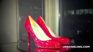 Urban Bling Christian Louboutin Simple Pump LIght Siam Strass