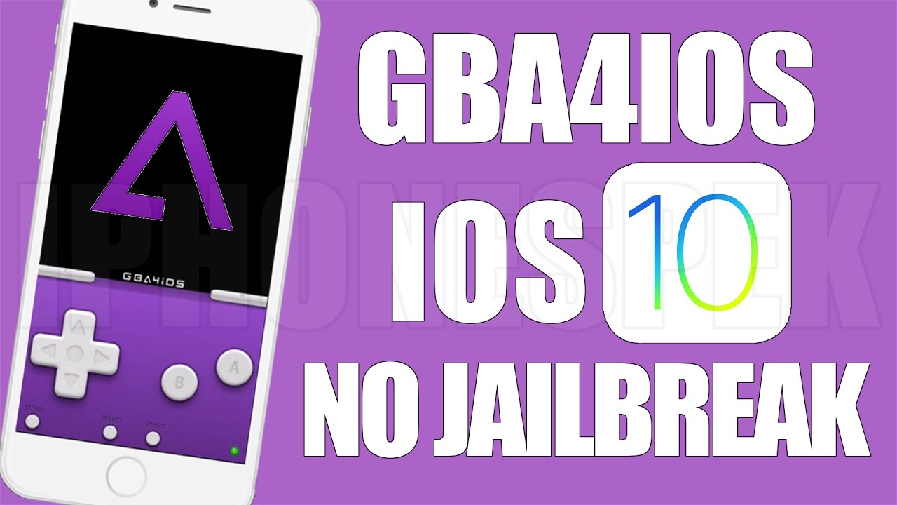 How To Get GBA4IOS 2.1 IOS 10 No Jailbreak IPhone IPad IPod Touch Game ...