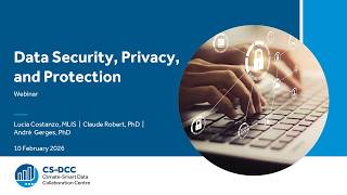 Webinar: Data Security, Privacy, and Protection