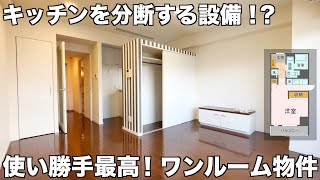 〇〇が１R感を排除！使い勝手最高？一人暮らし・ミニマリスト向け間取り物件を内見【ワンルーム？】