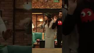 Momal Sheikh dancing with Shahzad Sheikh in Time Out with Ahsan Khan.