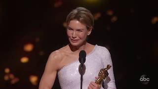 Renee Zellweger Wins for BEST ACTRESS IN A LEADING ROLE | Judy | Oscars 2020