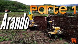 Arando com o MOTOCULTIVADOR - Parte 1