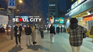 Downtown Seoul Evening Walk in Bukchon, Samcheong-dong and Yulgok-ro, Seoul, South Korea, Travel, 4K