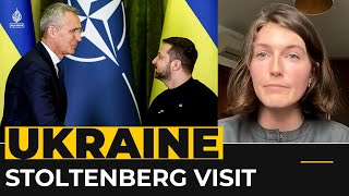 Ze­len­skyy tells NATO chief: ‘In­vite Ukraine into the al­liance’