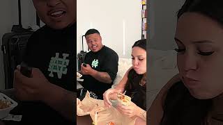 Eating like jelly bean sweets in-front of my boyfriend #funny #funnyprank #prankvideo #couple