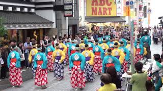 ほにや　まちなかよさこい2018　第3部　高知大丸東館前　2018年5月6日