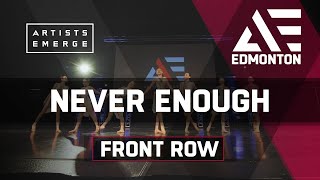 [2nd Place] NEVER ENOUGH | Intermediate Junior Lyrical  | Artists Emerge Edmonton 2019 | Frontrow 4k