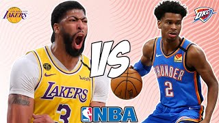 Los Angeles Lakers vs Oklahoma City Thunder 3/24/23 NBA Free Pick Free NBA Betting Tips