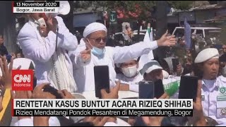 Rentetan Kasus Buntut Acara Rizieq Shihab