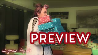 PREVIEW of vlogmas DAY 10: birthday gifts and home prep \u0026 a fail | full on ALASKAN ANNA VLOGS