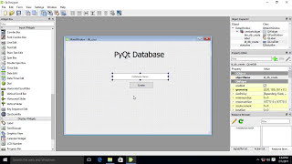 PyQt : Create Sqlite Database Using GUI QtDesigner.
