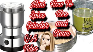 Amazon Mini Spice Grinder|How to Use Mini Spice Grinder Mixer|Nima Spice Grinder|Your Quires Answers