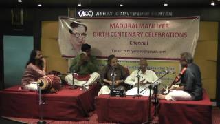 Madurai Mani Iyer centenary celebrations -RK Srikantan Vocal