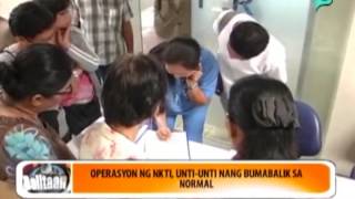 [Balitaan] Operasyon ng NKTI, unti-unti nang bumabalik sa normal [06|10|14]