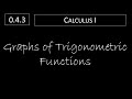 Calculus I - 0.4.3 Graphs of Trigonometric Functions