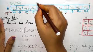 2-D Array representation | Row Major & Column Major order | Data Structures | Lec-09 | Bhanu Priya