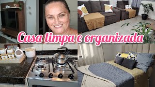 ✨Casa Limpa e Organizada |Sofá Limpíssimo | A sala Ficou um Charme 😍  Volta às Aulas e Mais...#vlog