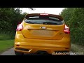 2013 ford focus st 250 hp launch control engine rev exhaust sound pull away