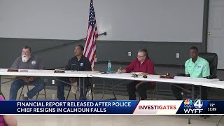 Financial report released after police chief resigns in Calhoun Falls