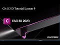 Civil 3 D 2023 Tutorial Lesson  9Create Corridor Surfaces and  Sample Line Groups