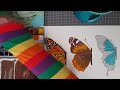 artist vlog week 15 gouache butterflies