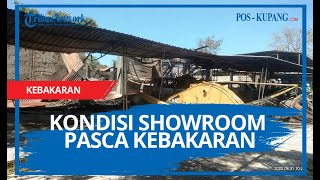 VIDEO - Kondisi Showroom Milik Santo Wolf Pasca Dilanda Kebakaran