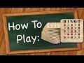 How to play Bingo