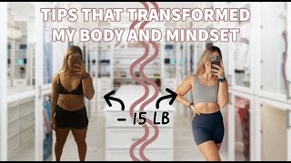 how I lost weight WITHOUT DIETING | tips for sustainable fat loss while still enjoying your life