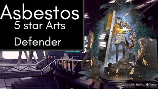 Arknights Operators review | Asbestos review - 5 star Arts Defender