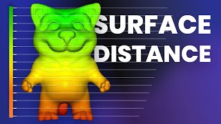 Surface Distance computation and visualization
