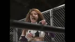 Mima Shimoda \u0026 Etsuko Mita vs. Kaoru Ito \u0026 Tomoko Watanabe (Cage Death Match) 9/21/97 - AJW